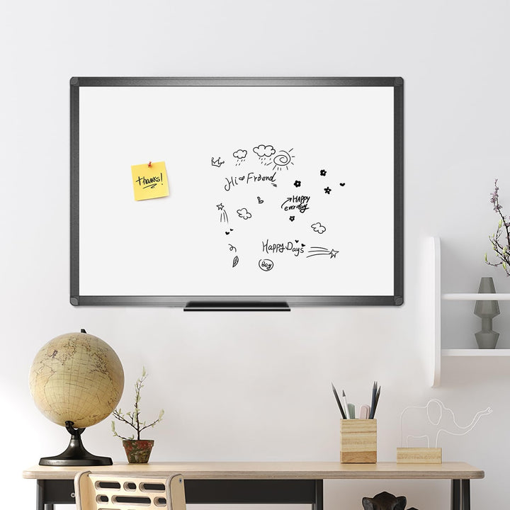 VIZ-PRO Magnetisches, trocken abwischbares Whiteboard 120 x 90 cm, trocken abwischbares Whiteboard m