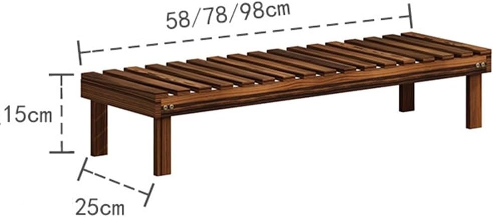 Pflanzenregale Garten Stufenhölzerner Blumenständer Balkongrünpflanzenständer Wohnzimmerblumentopfst