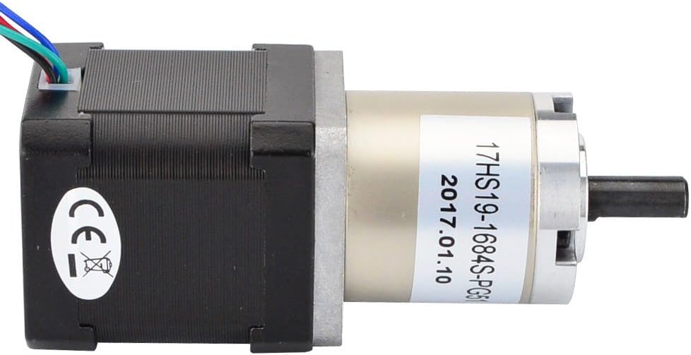 STEPPERONLINE 51:1 Planetengetriebe Nema 17 Schrittmotor/Getriebemotor Wellendurchmesser Φ8mm Länge