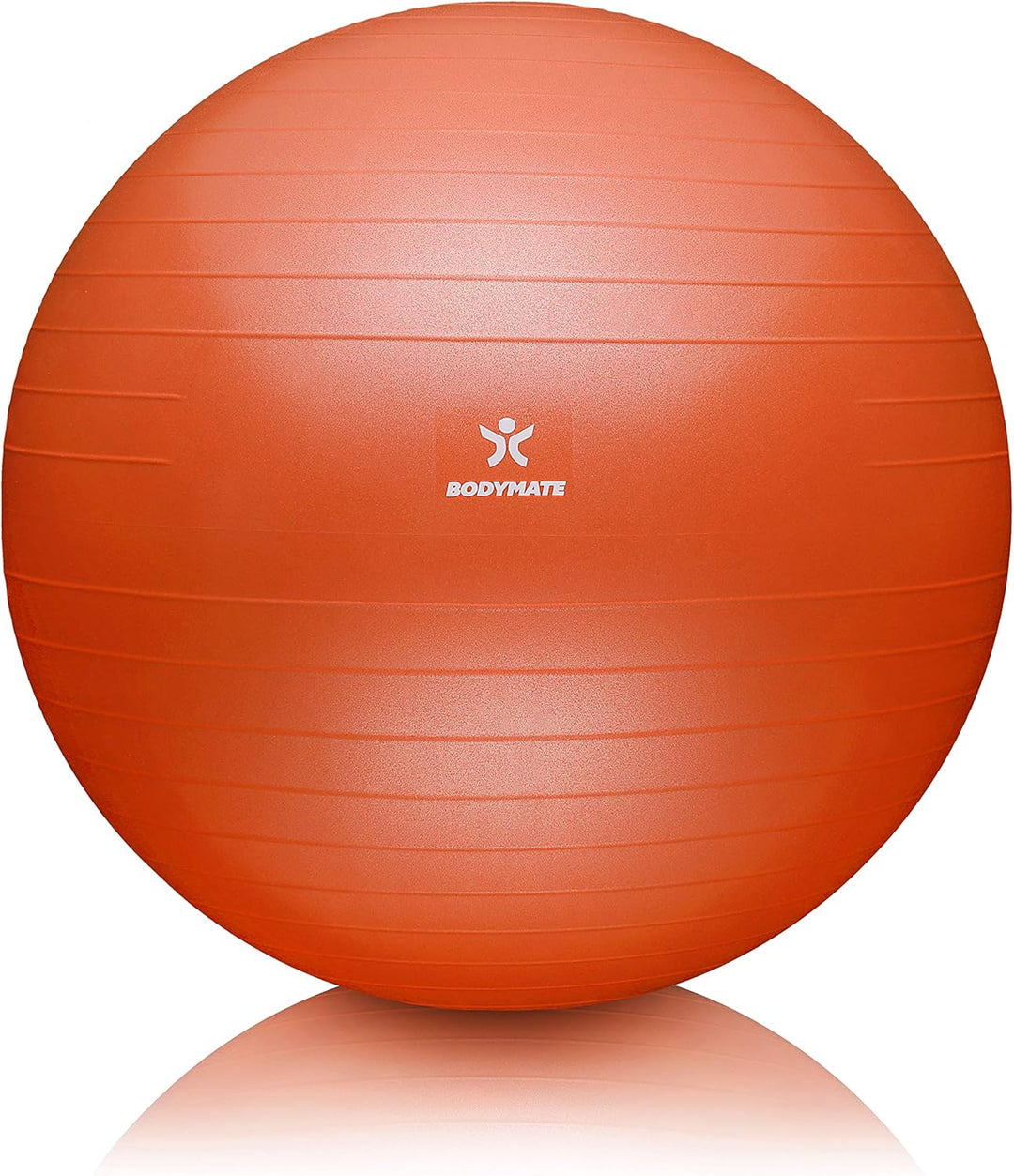 BODYMATE Gymnastikball Sitzball Trainingsball mit GRATIS E-Book inkl. Luft-Pumpe, Ball für Fitness,