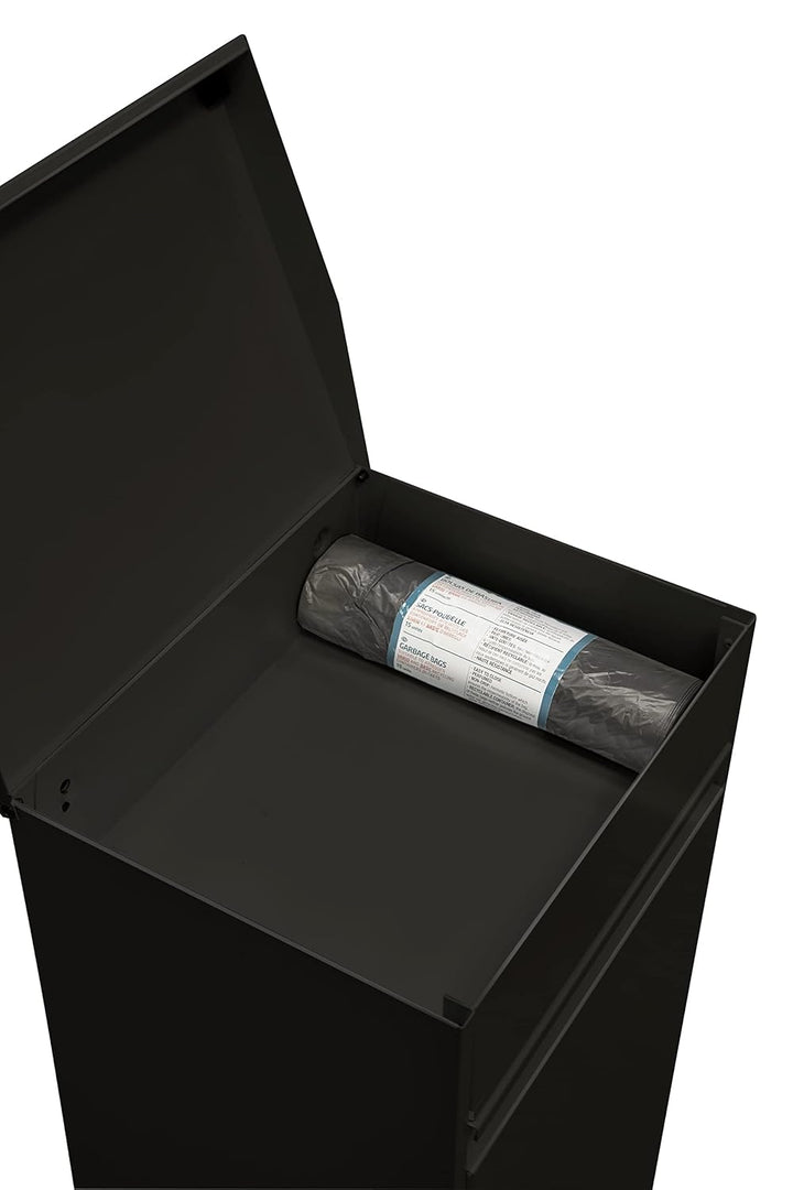 ARREGUI Top CR226-B Recycling Abfalleimer / Mülleimer aus Stahl mit Aufbewahrungsbox mit Deckel, Mül