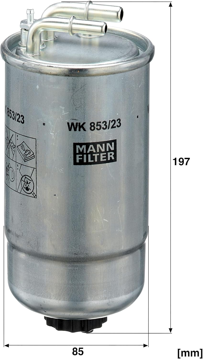 MANN-FILTER WK 853/23 Kraftstofffilter – Für PKW