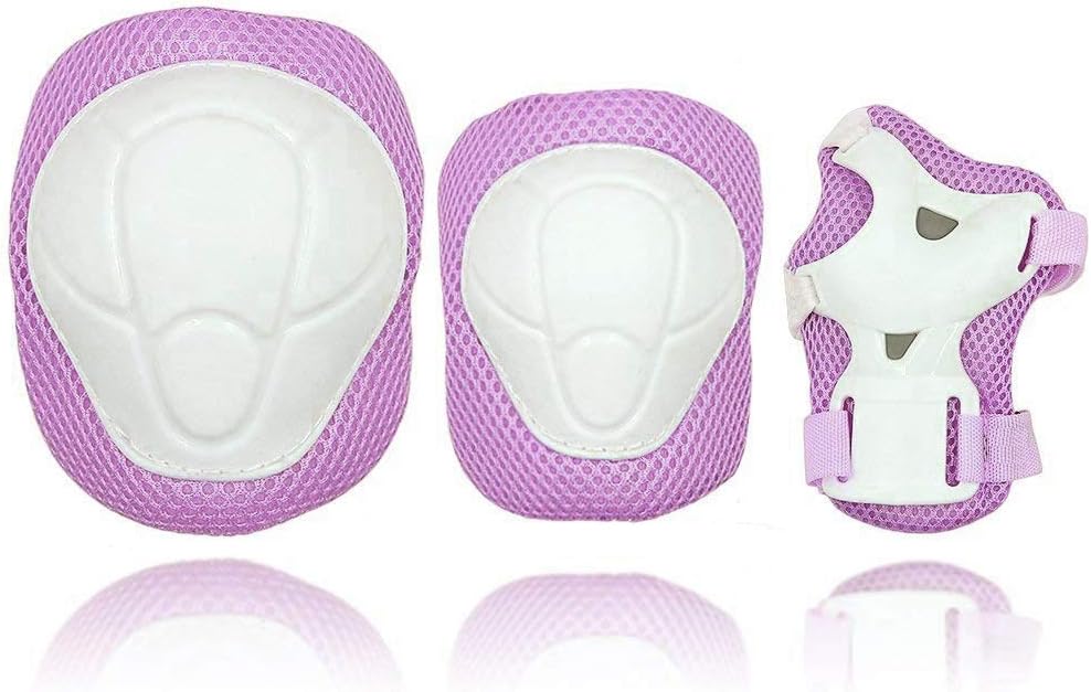 COOLGO Kinder Protektorenset, Kinder Schoner-Set Knieschoner, Ellenbogenschoner und Handgelenkschone