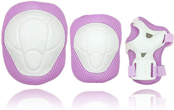 COOLGO Kinder Protektorenset, Kinder Schoner-Set Knieschoner, Ellenbogenschoner und Handgelenkschone