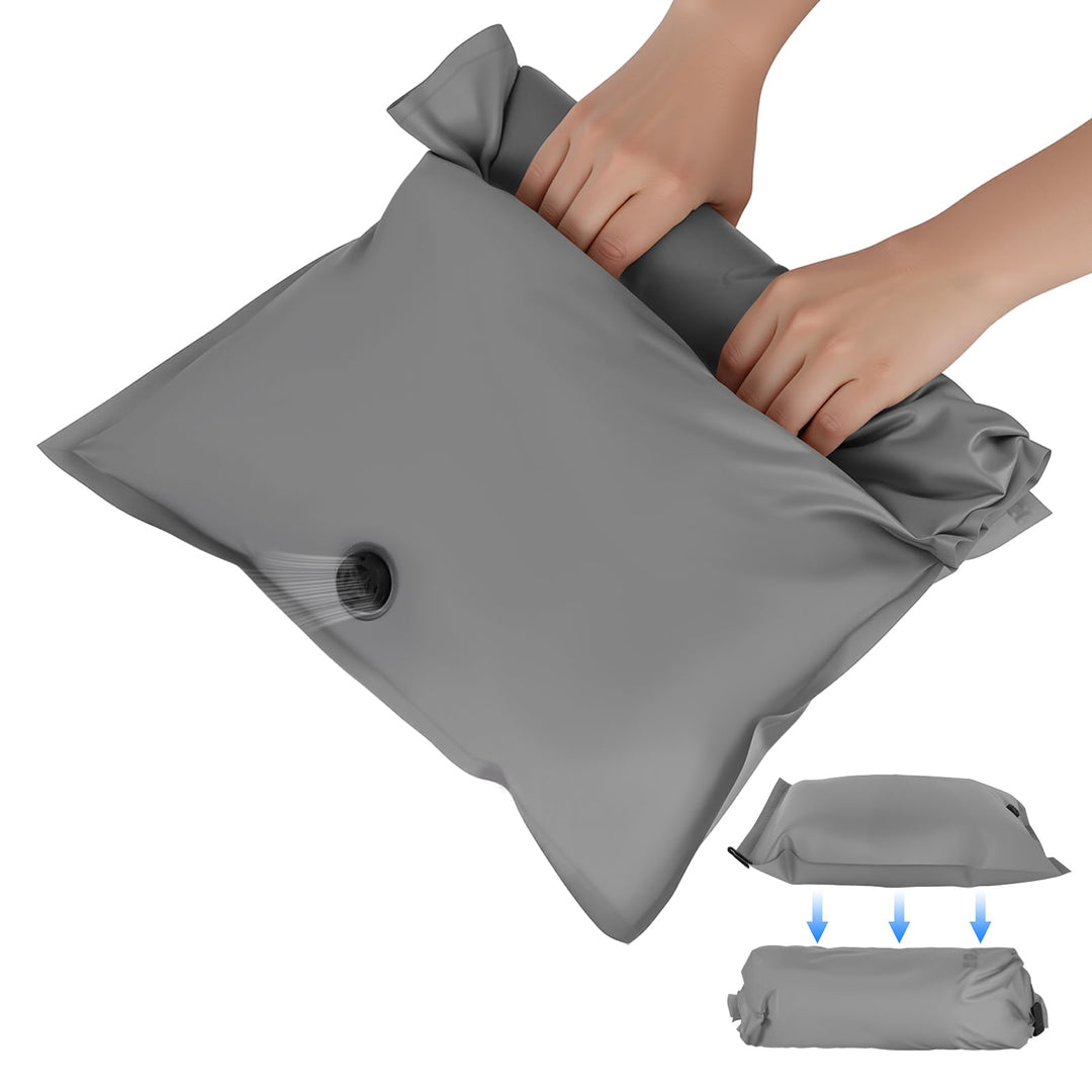 Packung von 2 wiederverwendbaren Stoffvakuumdichtungsbeuteln für Kleidung - Kompression Travel Essen