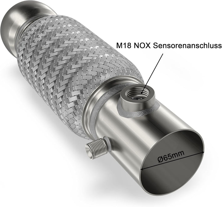 Flexrohr Flansch Reparatuset kompatibel mit Mercedes Sprinter 906 218 318 518,mit HJS 91131568 CDI D