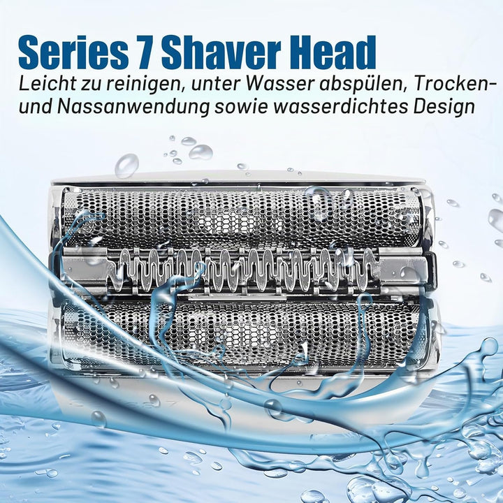 3 Stück Series 7 Scherkopf 70S Ersatzrasierkopf Kompatibel mit Series 7 Männer Rasierer Scherkopf Ra