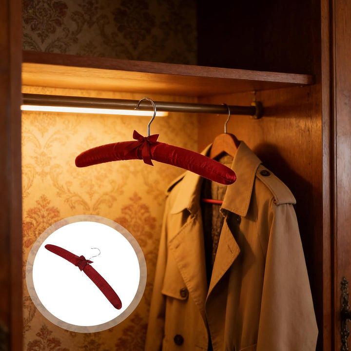 10 Stück rutschfeste Kleiderbügel für Damenbekleidung, Gepolstert