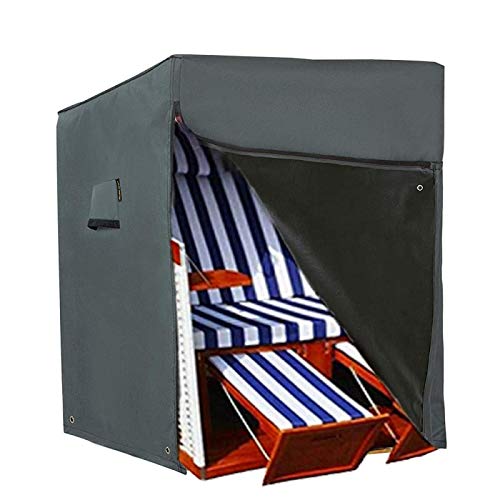 Hentex Schutzhülle Strandkorb, Strandkorb Schutzhülle, atmungsaktive Hülle für optimalen Schutz 165x