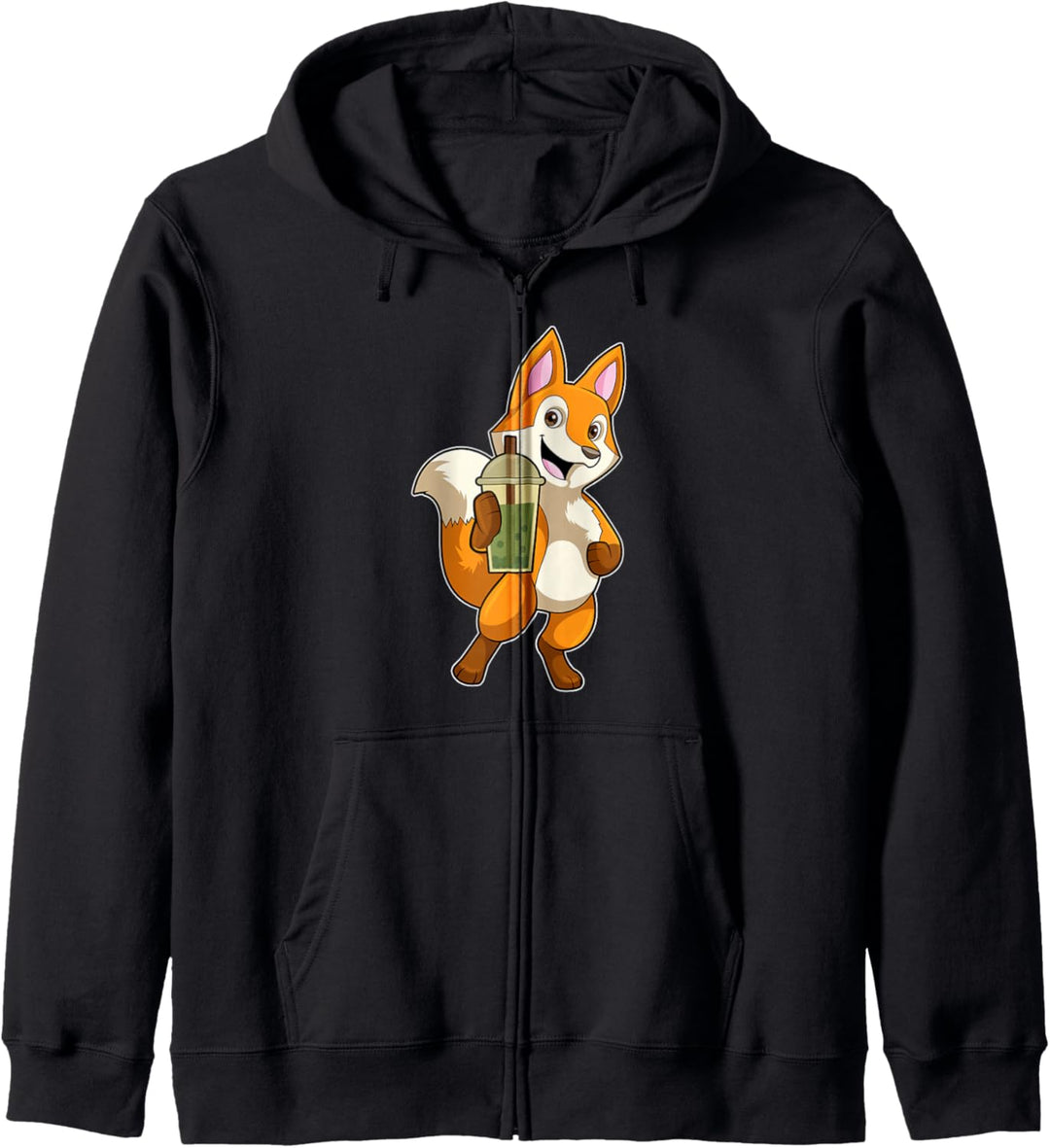 Fuchs Bubble tea Kapuzenjacke