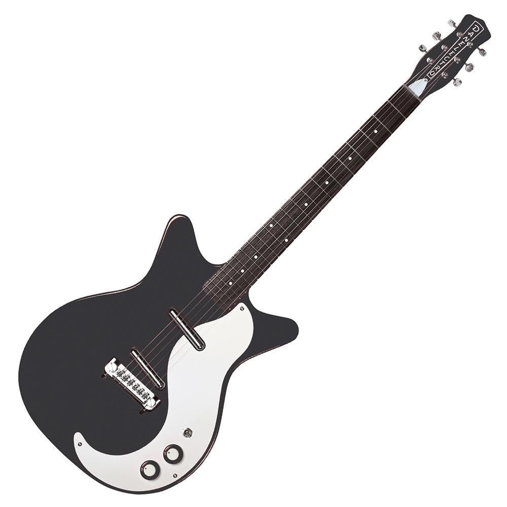 Danelectro DC59M-BTB "Back to Black" Gitarre, Schwarz