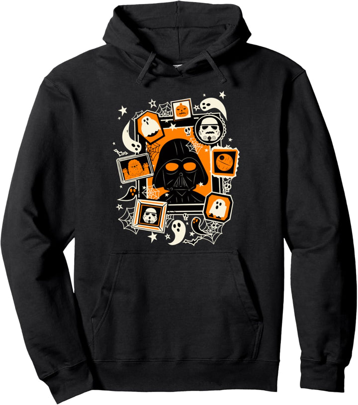 Star Wars Darth Vader And Ghosts Halloween Poster Pullover Hoodie