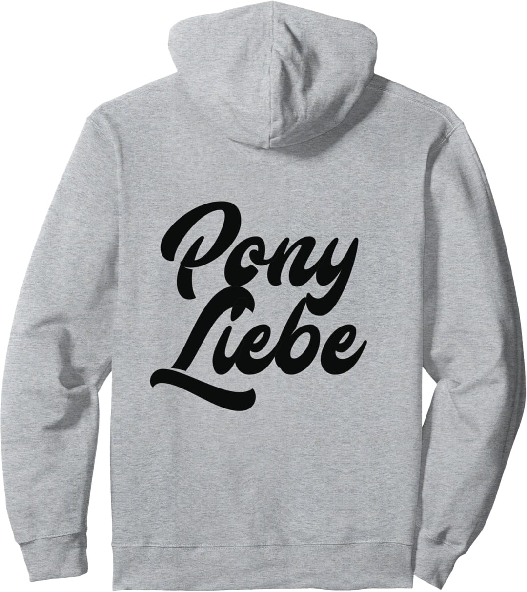 Pony Liebe Pullover Hoodie