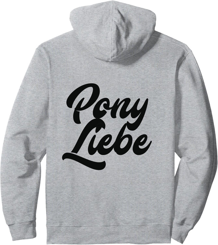Pony Liebe Pullover Hoodie