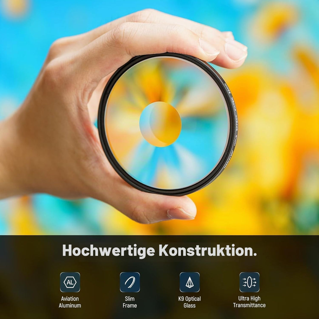 NEEWER 82mm Spirale Halo Kamera Objektiv Filter, Prisma K9 Optisches Glas Spezialeffekte Filter Foto