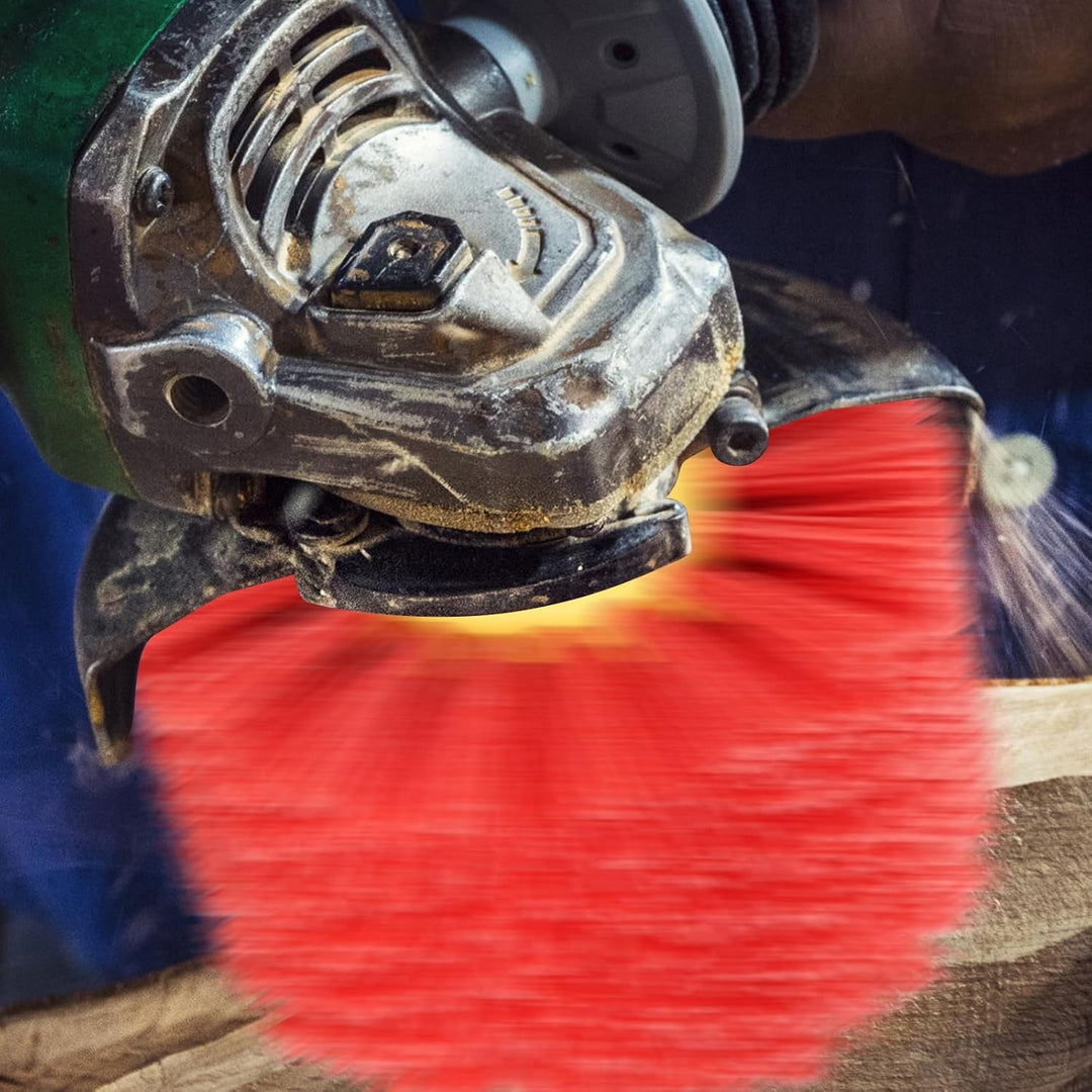 Nylonbürste #120 Körnung Schleifbürste für Satiniermaschine φ19mm Borstenbürste Satinierwalze Drahtz
