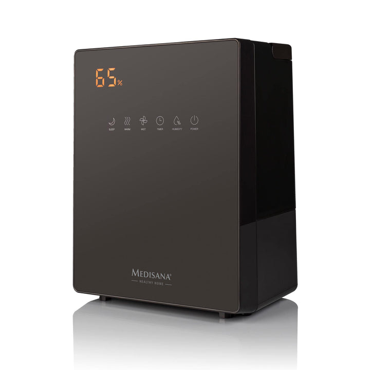 medisana AH 675 Luftbefeuchter mit Hygrometer, Timerfunktion, Vorheizfunktion, 3 Zerstäubungsintensi