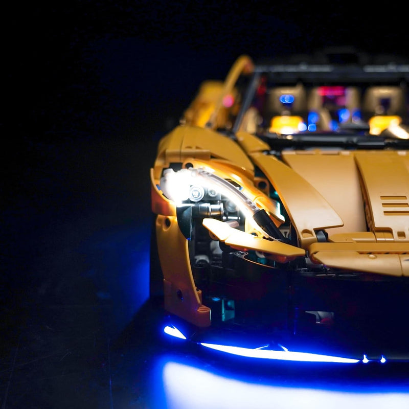 Licht Set Kompatibel mit Lego Technic McLaren P1 (Kein Modell), Dekorationsbeleuchtungsset Compatibl