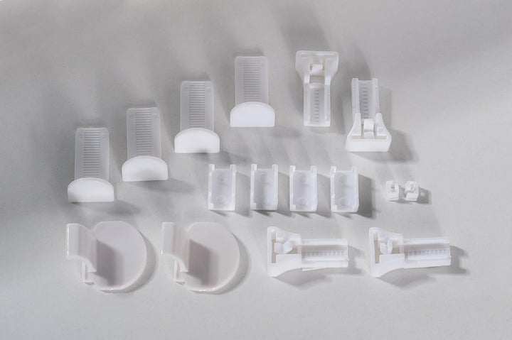 K-home Klemmfix-Plissee 80 x 130 cm (B x L) Mokka Lichtschutz +++ Moderne Crushed Optik +++ 80 x 130