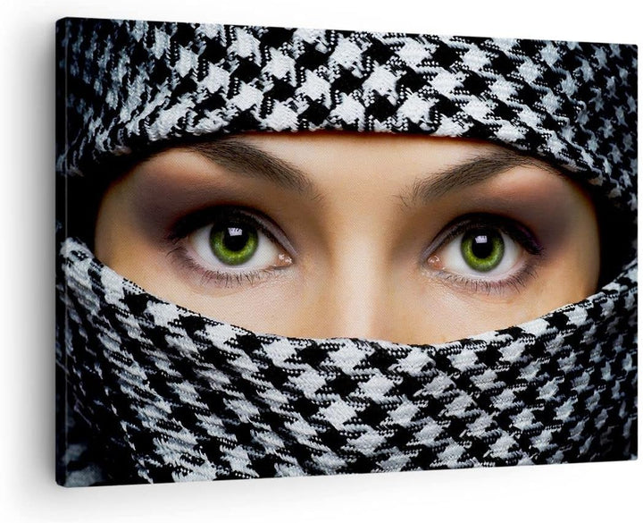 Bilder auf Leinwand Schönheit Kultur Geheimnis Leinwandbild 70x50cm Wandbilder Dekoration Wohnzimmer