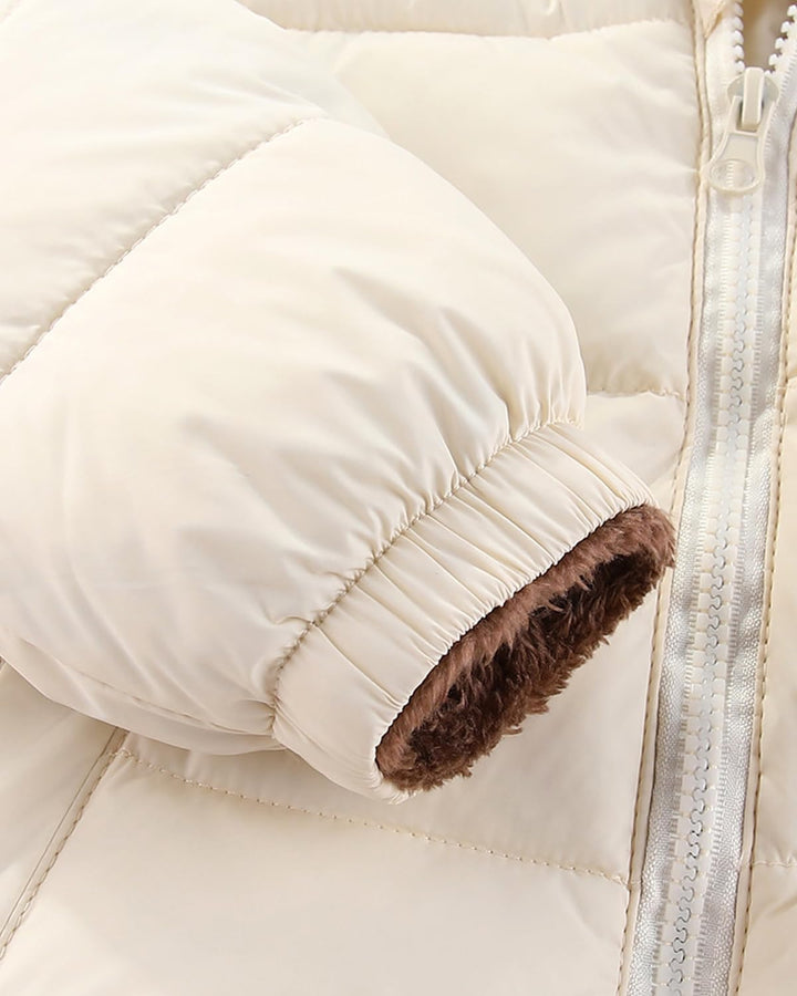 JiAmy Baby Winter Fleece Mantel Kinder Jungen Jacke Outwear Mädchen Gepolstert Kleidung 4-5 Jahre We