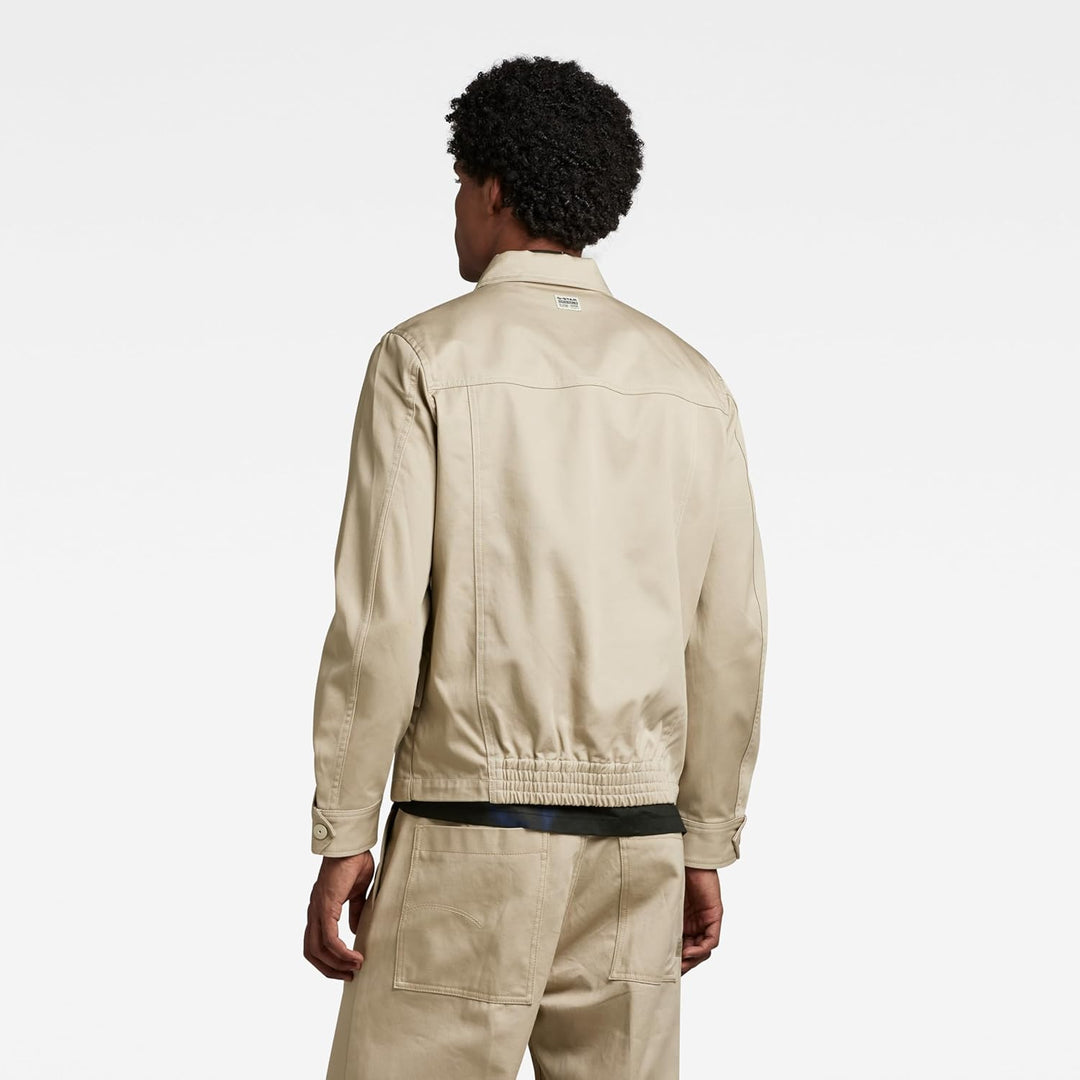 G-STAR Herren 4 Pocket Zip Jacket L Beige (Dk Brick D22941-c900-1214), L Beige (Dk Brick D22941-c900
