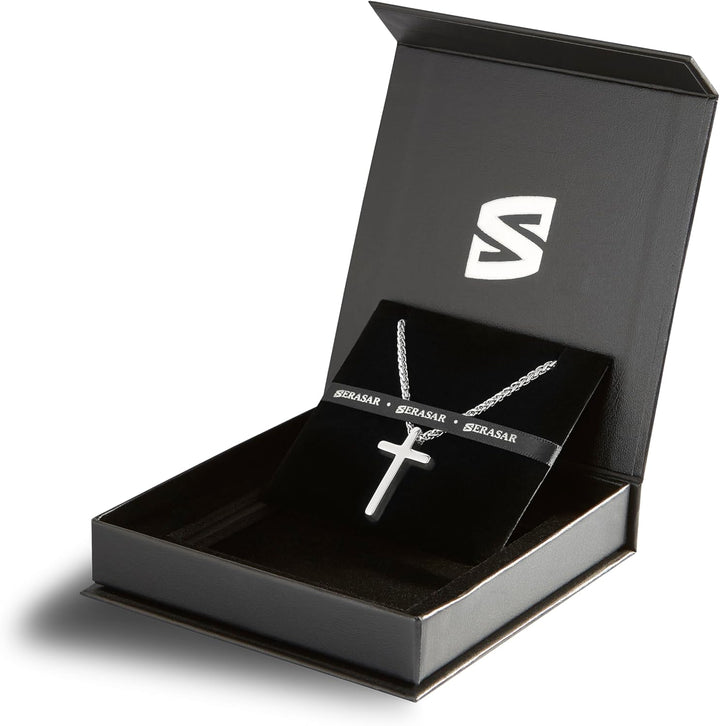 SERASAR Premium Halskette Herren [Lord] | Rostfreier Edelstahl | Stabile Kette | Sicherer Verschluss