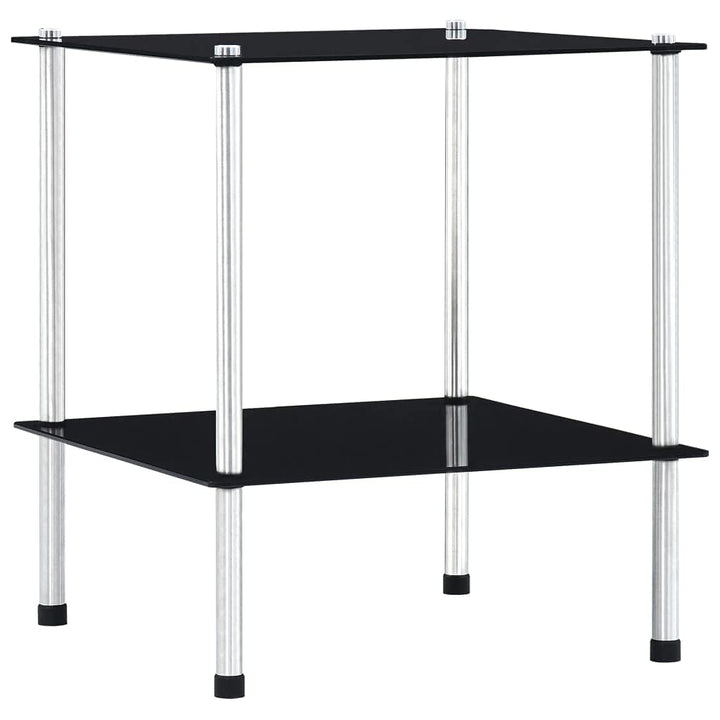 ZQQLVOO Regal mit 2 Ablagen Schwarz, Bücherregal, Organizer Bücherschrank, Bookshelf, Würfelregal, S