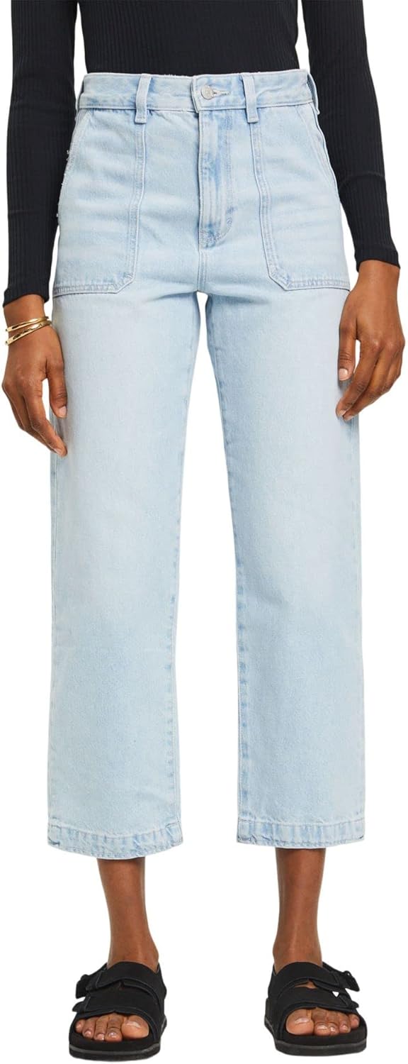 ESPRIT Jeans in Dad-Passform aus nachhaltigem Denim 36W / 28L Blue Bleached, 36W / 28L Blue Bleached