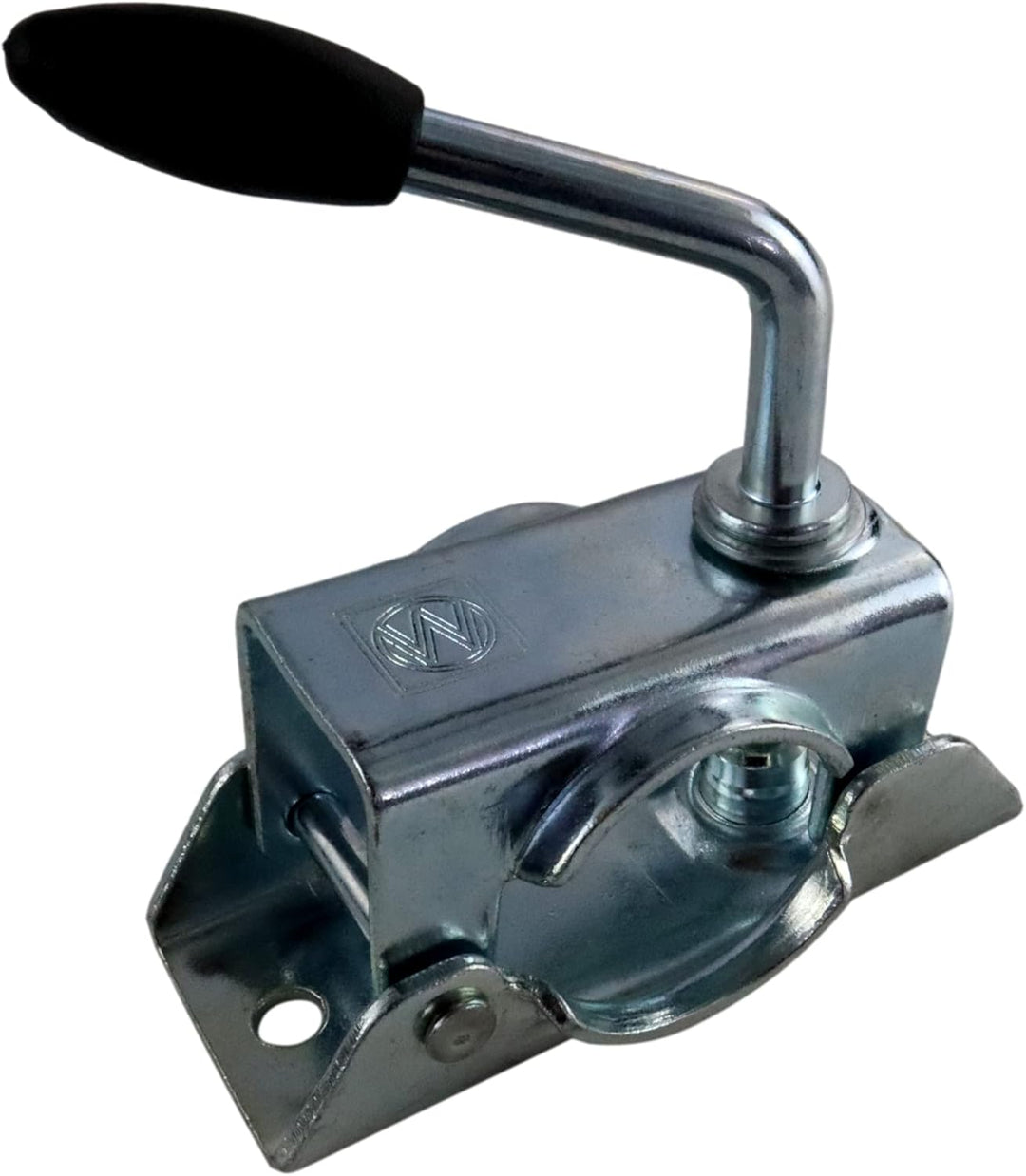 p4U Winterhoff Stützrad mit Klemmträger für Anhänger und Wohnwagen, 150 kg, 48 mm