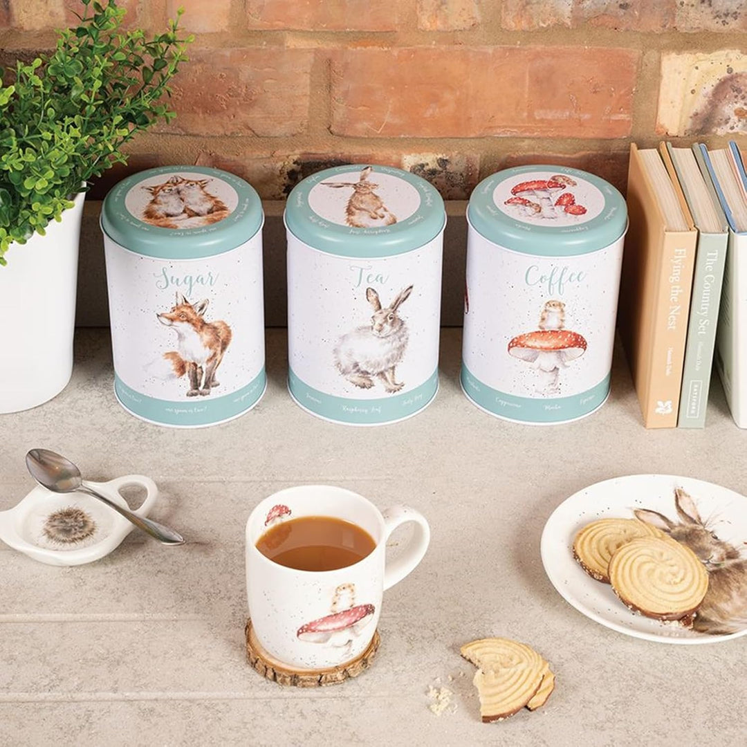 Wrendale Designs by Hannah Dale - The Country Set Tee-, Kaffee- und Zuckerdosen – 155 mm x 110 mm Te