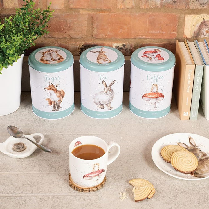 Wrendale Designs by Hannah Dale - The Country Set Tee-, Kaffee- und Zuckerdosen – 155 mm x 110 mm Te