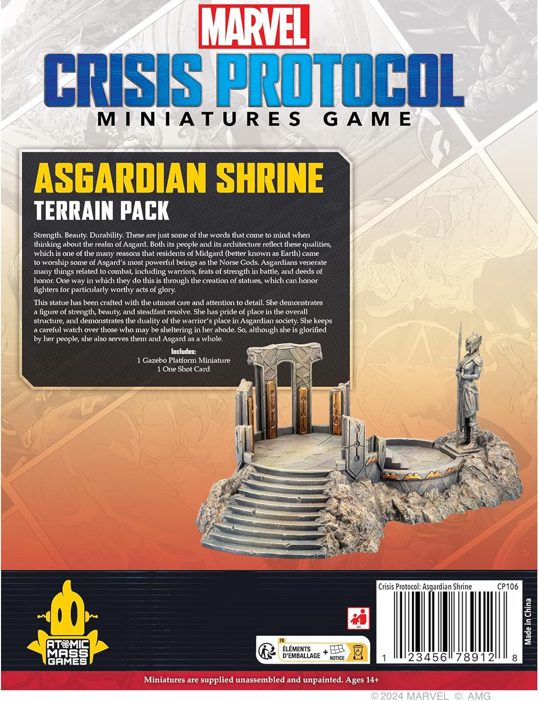 Atomic Mass Games, Marvel: Crisis Protocol – „Asgardischer Schrein“, Geländeset-Erweiterung, Tableto