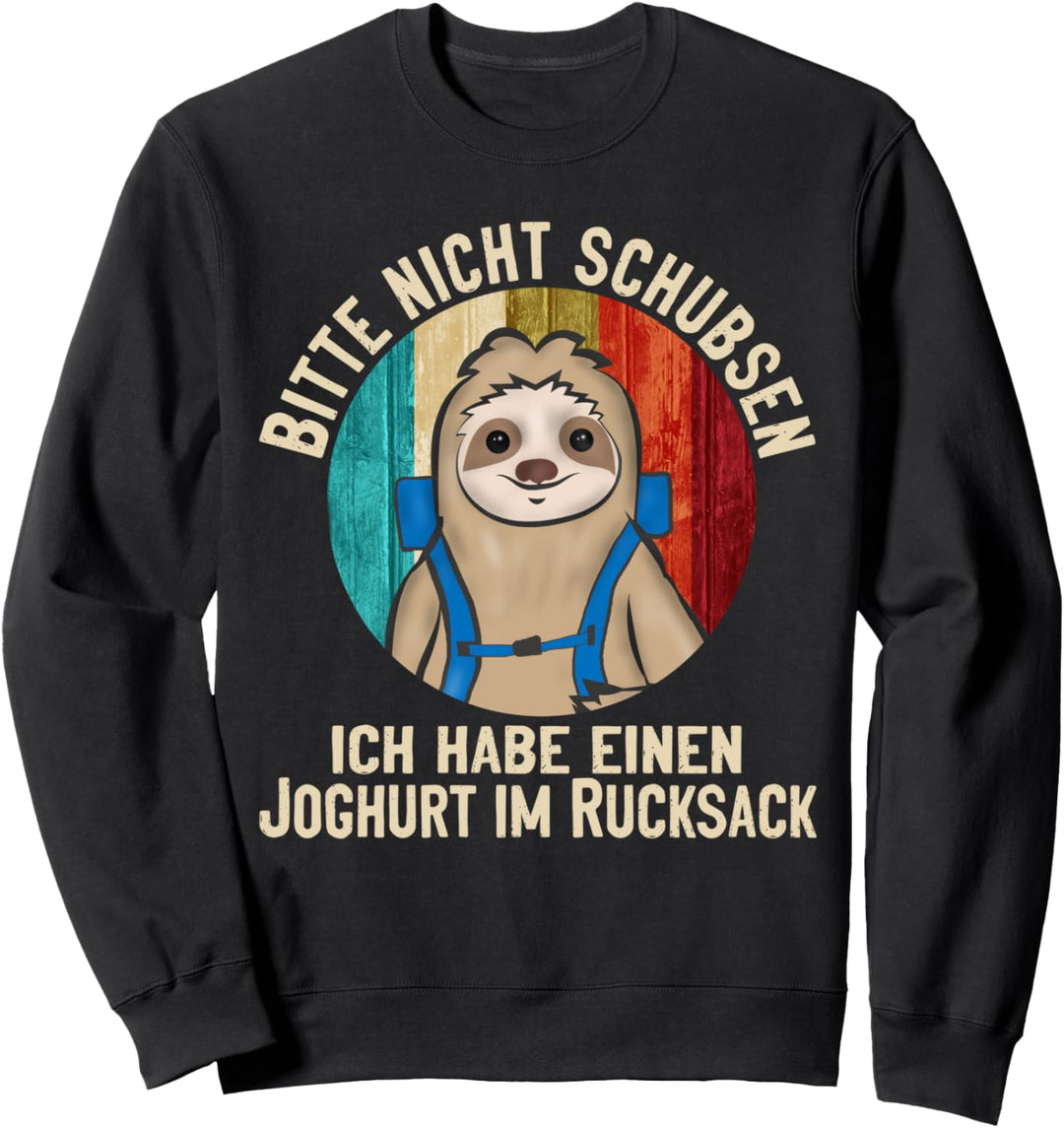 Faultier Wander Team Bergsteiger Wanderung Trekking Sweatshirt