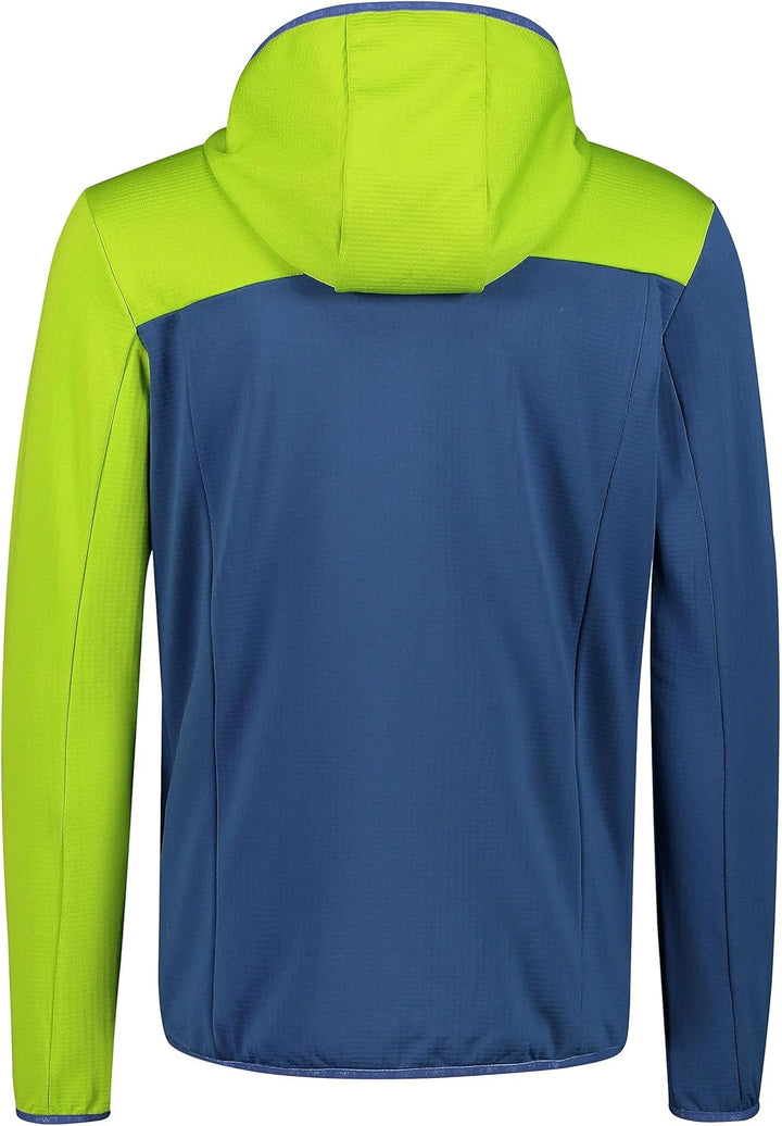 CMP Herren Hoodie Jacke Fleecejacke Fleecepullover 50 Blau, 50 Blau