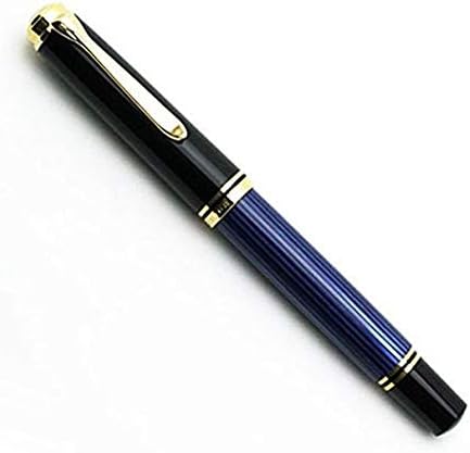 Pelikan Premium M800 Füllfederhalter, Feder B Plume Schwarz/Blau Schwarz / Blau, Schwarz / Blau