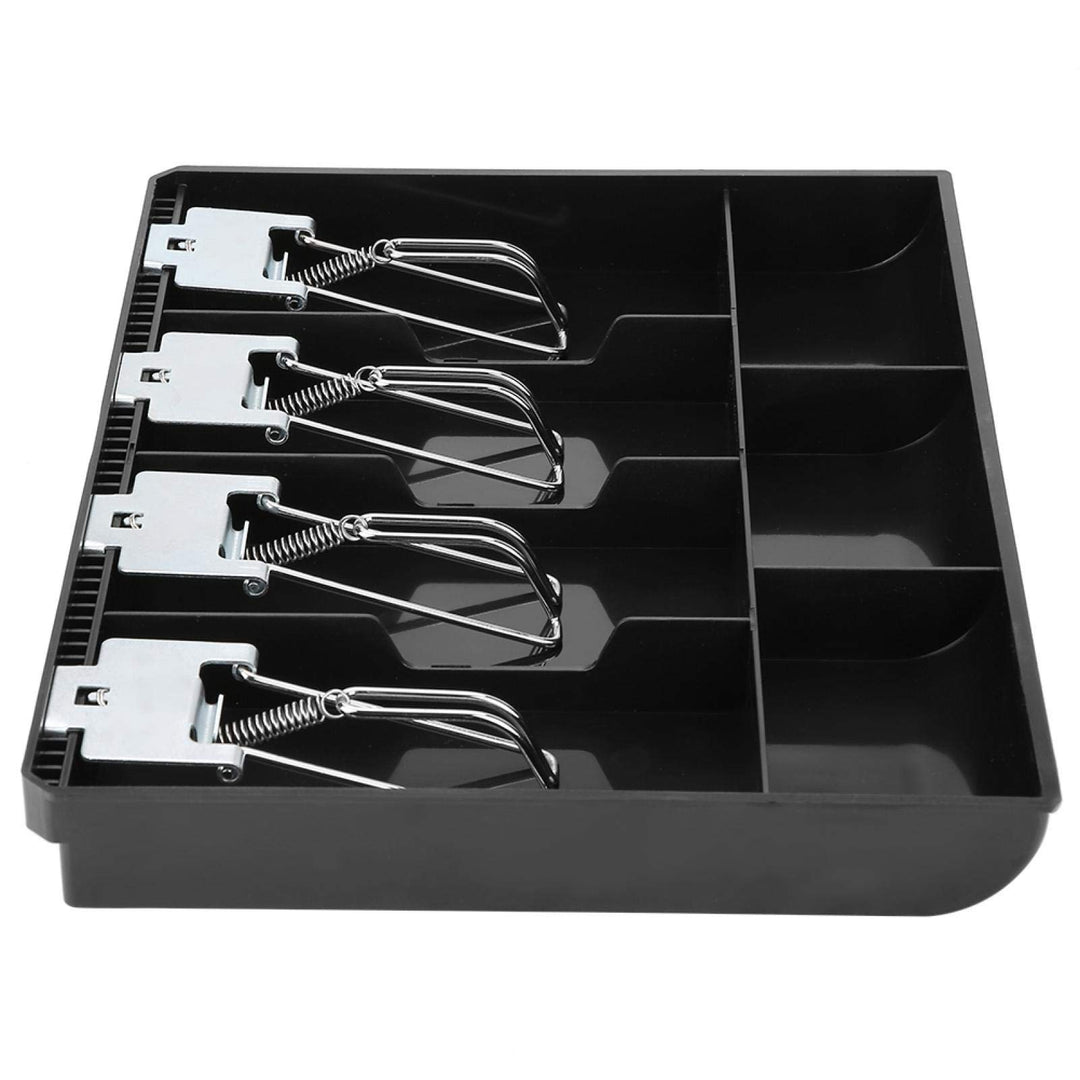Kasse Geldschublade, 33.00*26.00*4.00cm Kassenschublade mit 7 Rastern Cash Tray Schublade Register E