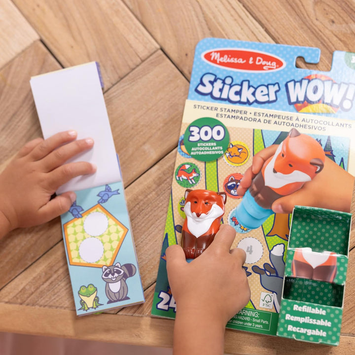 Melissa & Doug Sticker Wow! Packung - Fuchs