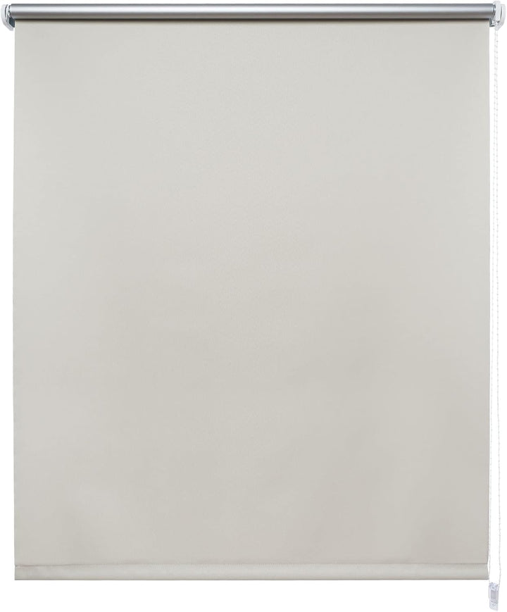 Liedeco® Rollo, Fenster Rollo, Kettenzug-Rollo / 112 x 180 cm (Breite x Höhe), beige/Thermo-Beschich