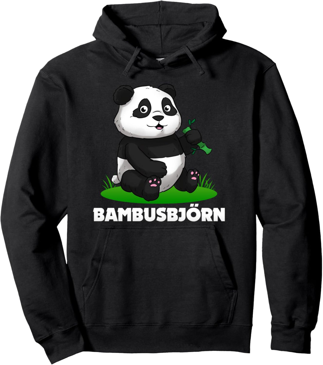 Pandabär Bambusbjörn Grosser Panda Pullover Hoodie