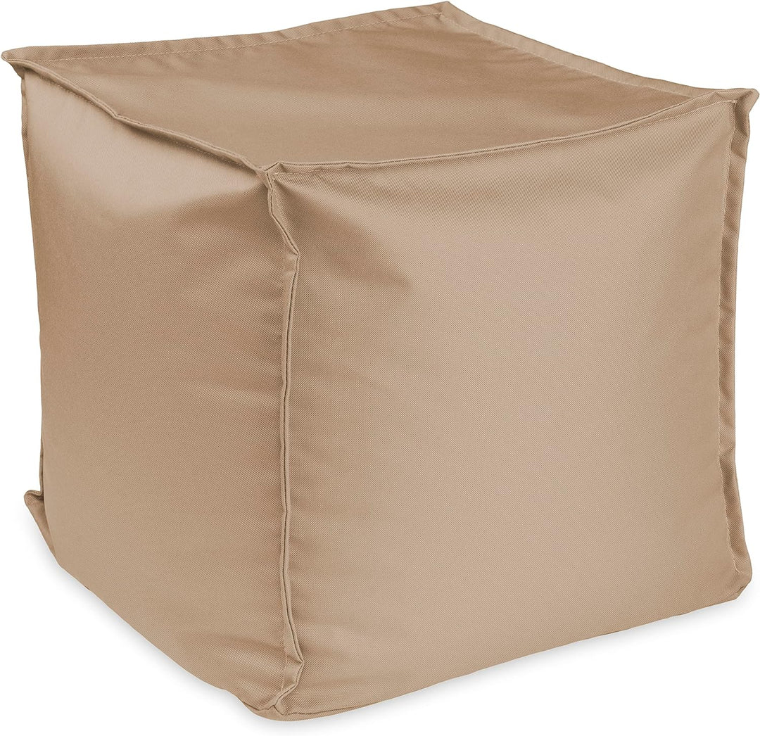 chilly pilley Sitzsack Sitzhocker mit EPS-Perlen Füllung 40x40x40cm Fusshocker Sitz-Pouf für Kinder