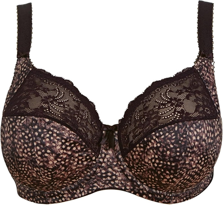 ELOMI Damen Cate Full Coverage Underwire Bra Vollschalen BH, Undurchsichtige 42FF Ebenholz, 42FF Ebe