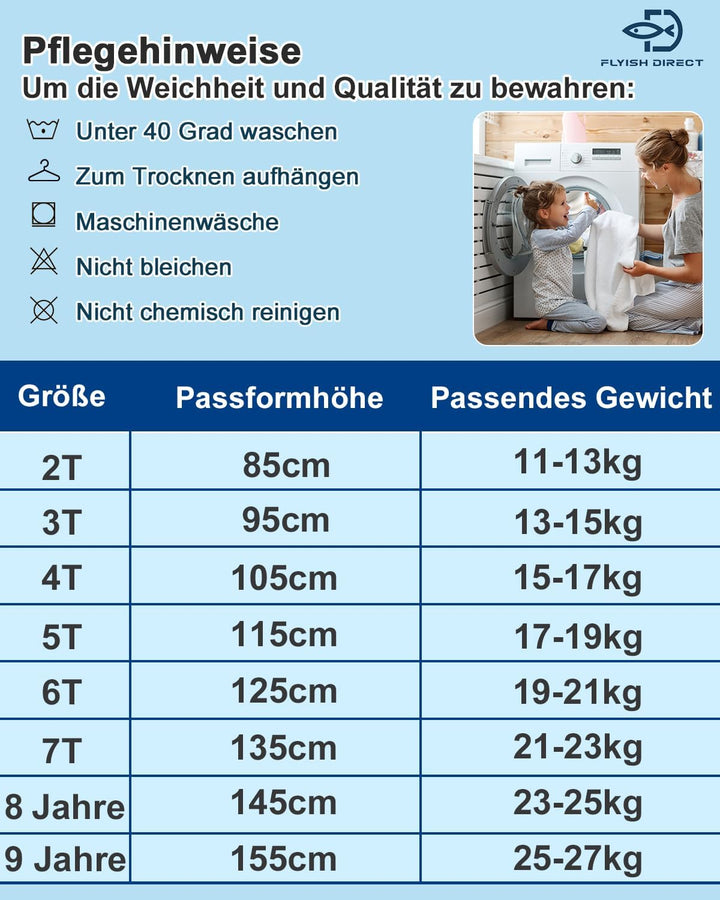 FLYISH DIRECT Töpfchen Trainingshose, 6er Kinder Töpfchentraining Unterwäsche für Jungen und Mädchen