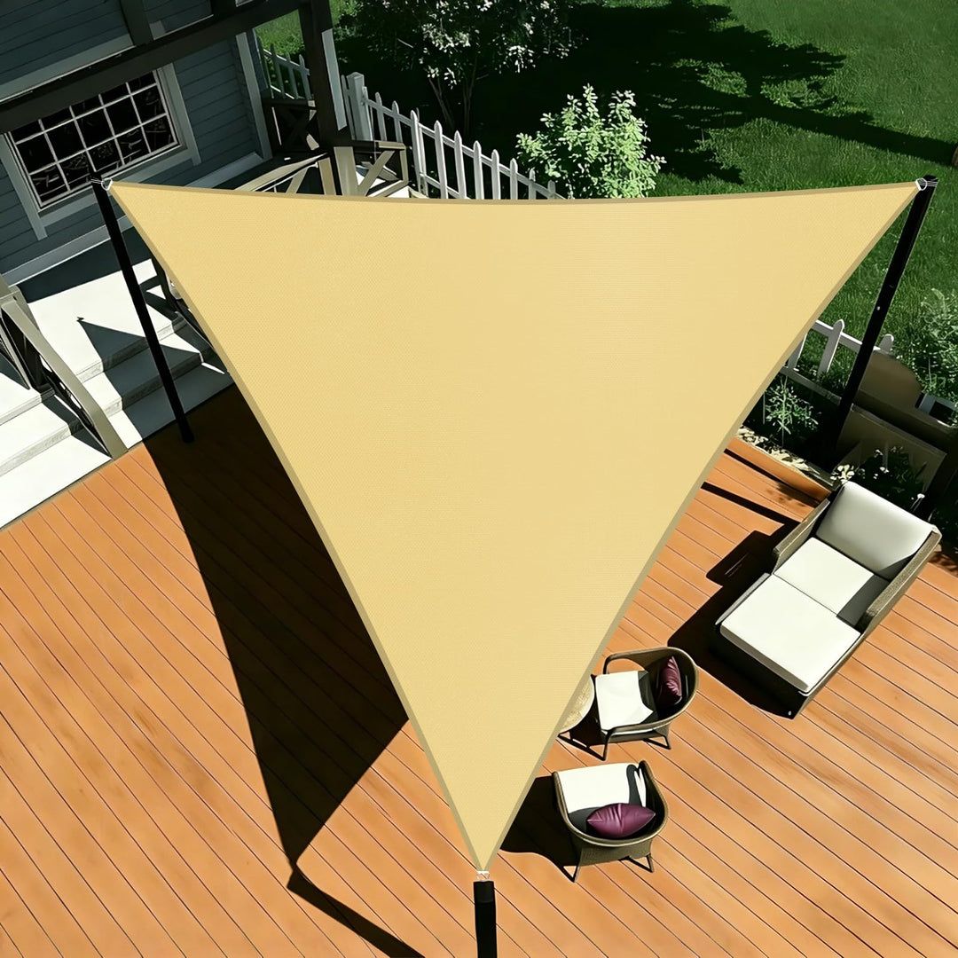 Shade&Beyond Sonnensegel Wasserdicht Rechteckig 3x3x3 m Wetterschutz Sonnenschutz Sunsegel PES-Polye