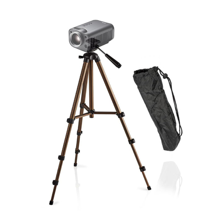 Tripod 21P 130cm Stativ Ständer für Mini Video Beamer kompatibel mit Dell M110 M115 HD Anker Nebula