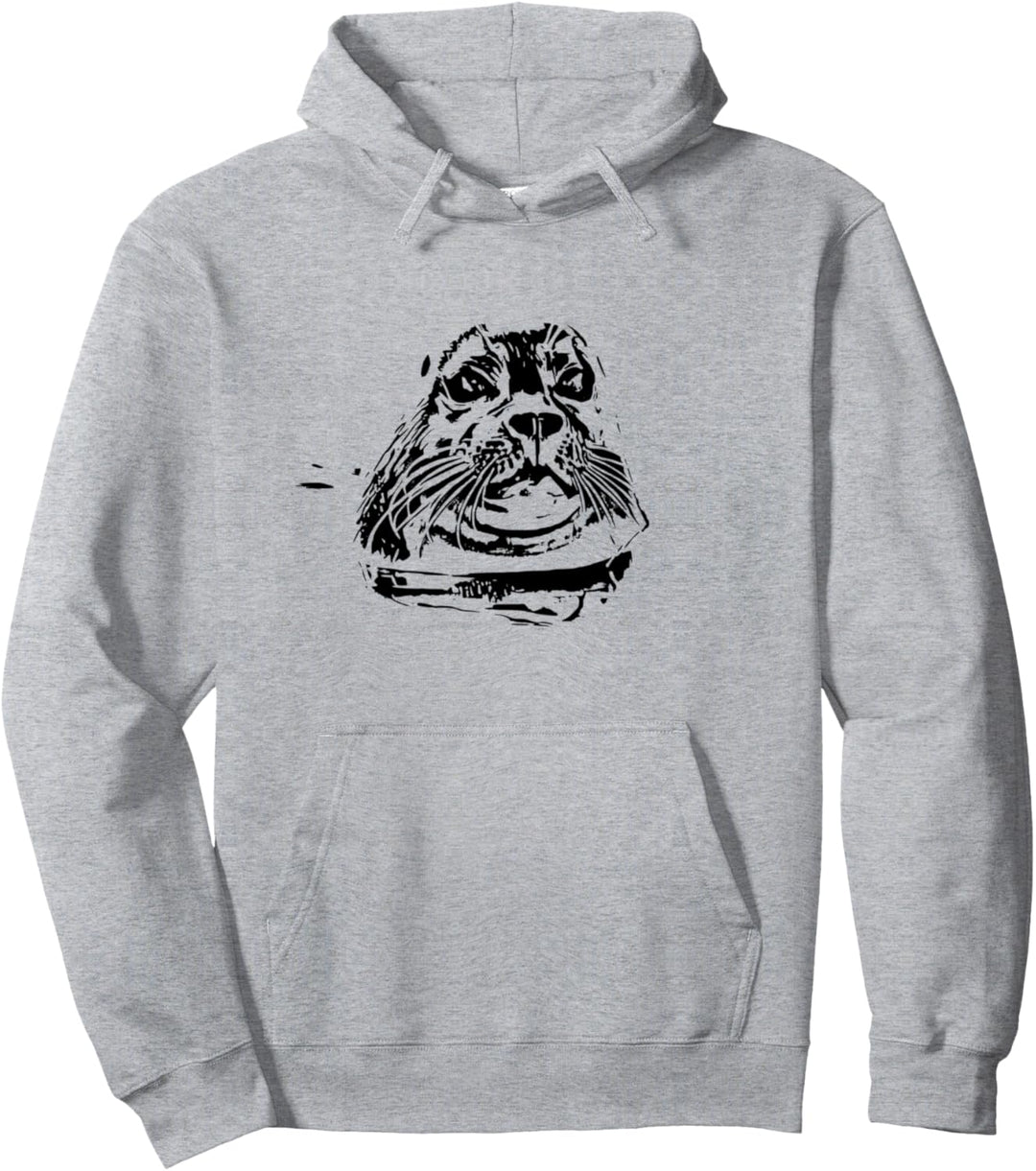 Robbe Seerobben Seehunde Seelöwen Pullover Hoodie