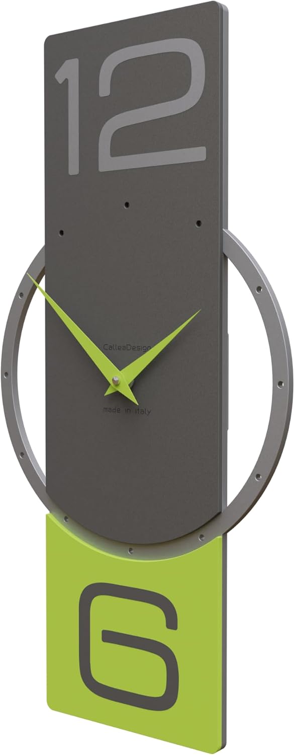 Zyra Wanduhr - 24 x 48 cm von CalleaDesign (apfelgrün), Apfelgrün