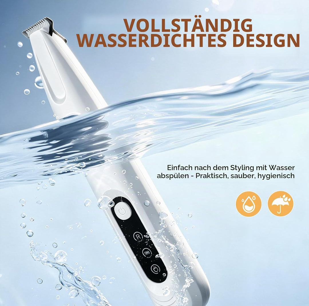 Pfotentrimmer für Hunde &amp; Katzen mit LED Licht, Superleise/Wiederaufladbarer/18 mm breite Klinge Pfo