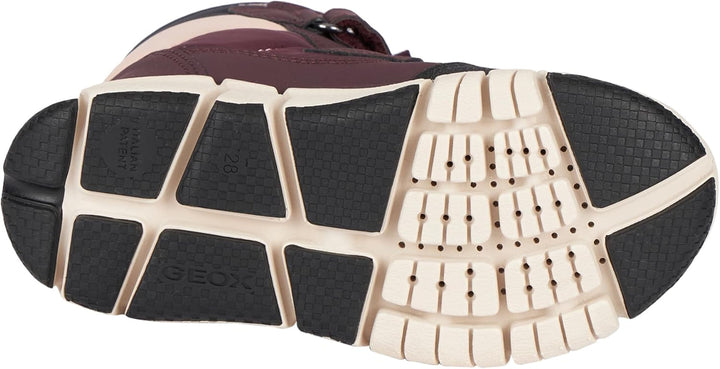 Geox Mädchen J Flexyper Girl B Ab Stiefeletten 28 EU Dk Burgundy, 28 EU Dk Burgundy