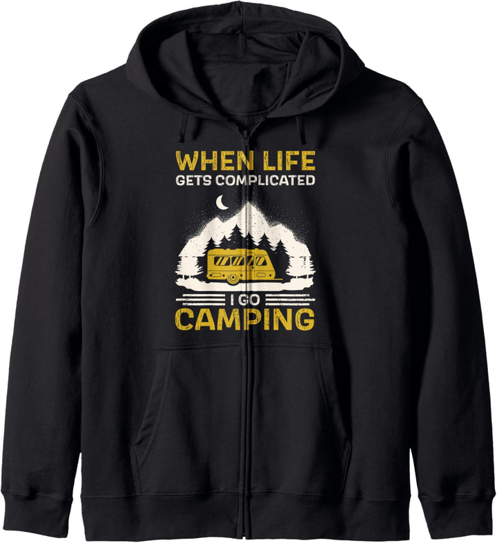 Wohnwagen Camping für Camper mit Wohnmobil Kapuzenjacke